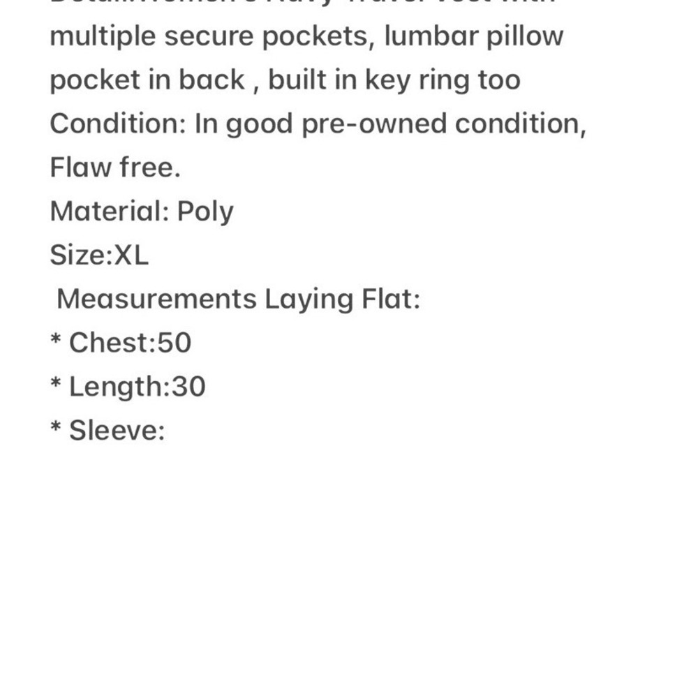 SCOTTEVEST Mens RFID Travel Vest XL Navy Blue Multi-Pocket Utility TEC Vest - Picture 10 of 10